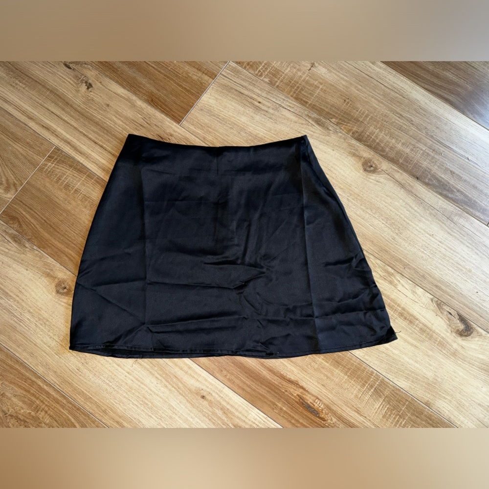 Satin skirt